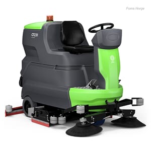 Gulvvaskemaskin IPC CT231 BT100 med Roller og sidebørster