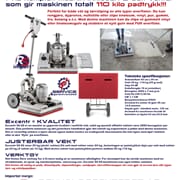 Excentr 55-35 skuremaskin med vekter